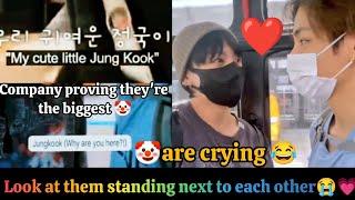 Taekook were travelling together in the bus and company being  to proof their ship is real badly