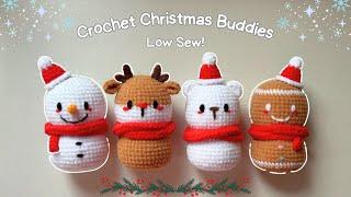 Super Easy & Quick Crochet Christmas Dolls | LAST MINUTE Christmas Gift/Decor | 4 in 1 Tutorial