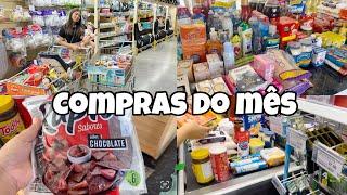 Compras do Mês | A maior desse Ano | Caprichamos ️ 6 meses sem compras| Será que gastamos muito?