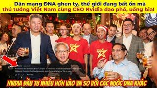 Dân mạng ĐNA ghen tỵ, thế giới đang bất ổn mà thủ tướng VN cùng CEO Nvidia dạo phố, uống bia!
