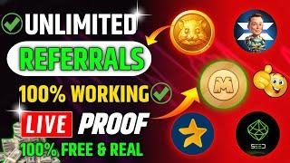 Unlimited Referral Trick For Hamster Kombat | Memefi | Xempire100% WorkingFree Referrals