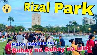 Revitilization of Luneta Park ! Buhay na Buhay na ulit ! Dinumog ng mga Turista ! Dec 23 2024