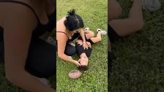 son gets hurt while playing football #shorts