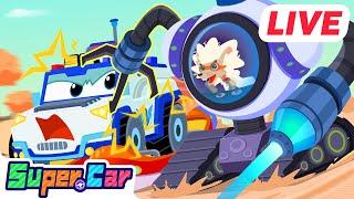  LIVE  Rescue Cars Cartoons | Super Car | Kids Cartoons & Kids Songs