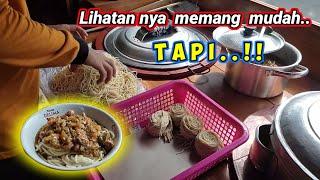 Proses cara pembuatan mie ayam | cara buat mie ayam | sam galeri