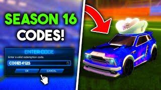 Rocket League FREE Codes in Season 16!