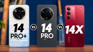 Realme 14 Pro Plus 5G vs Realme 14 Pro 5G  vs Realme 14X 5G