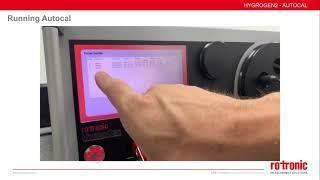 HygroGen2 Humidity Generator / Calibrator - Hands on Autocal demonstration - Rotronic (EN)