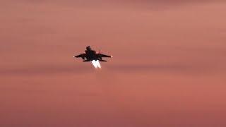 48th Fighter Wing The Liberty Wing RAF Lakenheath Beautiful Sunset Afterburners