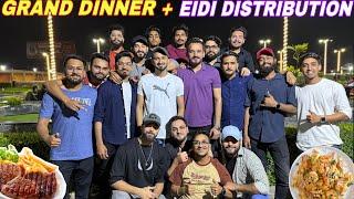 Grand Dinner & Eidi Distribution Of Team Adeel Vlogs !! ️