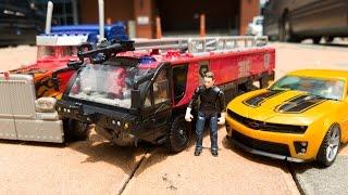 Transformers Sentinel Prime Optimus Prime Bumblebee Car Toys 트랜스포머 센티넬프라임 옵티머스프라임 범블비 자동차 장난감 변신 동영상