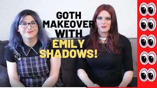 TG GOTH MAKEOVER with EMILY SHADOWS! | M2F