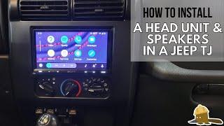 How to Install a Double DIN Head Unit and Speakers in a Jeep TJ