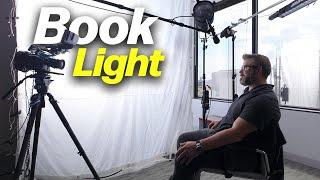 How to Book Light Interview Lighting | Aputure 600D