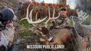 Rattling a GIANT Missouri Public Land Buck During The Rut!