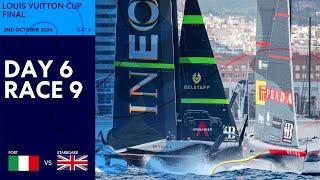 Louis Vuitton Cup Final Race 9 | Luna Rossa Prada Pirelli vs INEOS Britannia | Full Replay