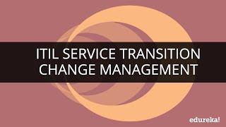 ITIL® Service Transition : Winning with Change Management | Edureka