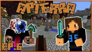 Apterra w/ Rockerbuck 73, Ep. 6: "Incredible Village!" (Minecraft SMP)