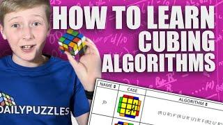 How to Learn Rubik's Cube Algorithms (The Easiest Way)