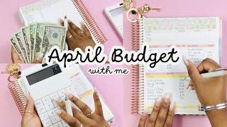 Monthly Reset | APRIL COMPLETE BUDGET SETUP | How to Budget for Beginners | PERSONAL FINANCE BUDGET