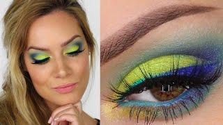 Lime & Blue Carnival / Festival MakeUp Tutorial | Shonagh Scott | ShowMe MakeUp