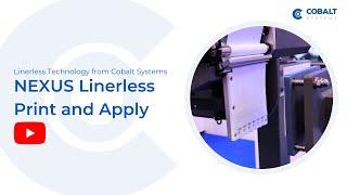 Cobalt's NEXUS Linerless Print and Apply live in action at PPMA