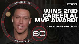 Aaron Judge says it’s an ‘incredible honor’ to win his 2nd career AL MVP Award  | SportsCenter