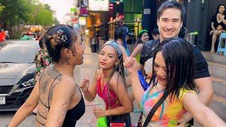 Songkran 2024 Amazing Beautiful  / Bangkok Thailand Pattaya