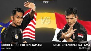 FINAL  KEJOHANAN PENCAK SILAT DUNIA | AL JUFFERI JAMARI VS IQBAL CHANDRA