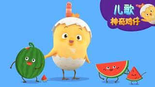 喜欢吃西瓜 | 好習慣兒歌 |好習慣卡通動畫 | 神奇鸡仔POP儿歌 | Como Kids TV