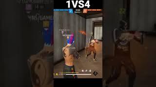 NS GAMER free fire rilited op cs rank 1VS4 gemply video games free fire max