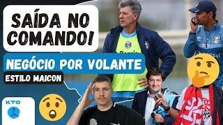 GRÊMIO: SAÍDA NO COMANDO! | NEGÓCIO POR VOLANTE ESTILO MAICON | PRESIDENTE FAZ PROMESSA PRA TORCIDA