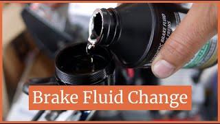 How to Easily Bleed and Change Front and Rear Brake Fluid Triumph Bonneville Motorcycle