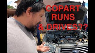 COPART LIES!!! 2006 Subaru Forester Runs and Drives???