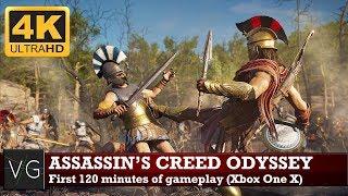 Assassin's Creed Odyssey (Xbox One X) - first 2 hours of gameplay in 4K. No commentary.