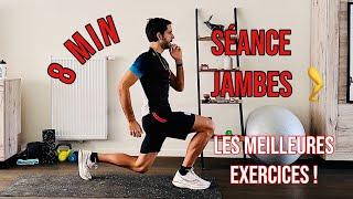 SÉANCE DE JAMBES AVEC LES MEILLEURS EXERCICES EN 8 MINUTES !