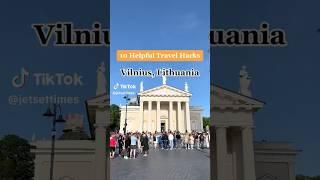 What to know before traveling to Vilnius, Lithuania #lithuania #vilnius #travel #travelhacks