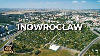 Inowrocław z drona | Inowrocław z lotu ptaka | Cinematic | LECE W MIASTO™ [4k]