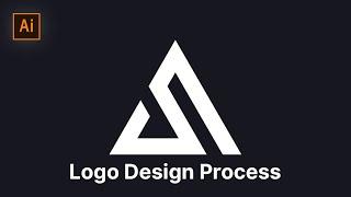 How to Make Modern Logo in Illustrator | #logodesignprocess  | SoftAsia Tech