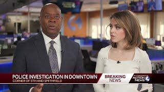 Downtown Pittsburgh: Active police investigation
