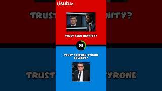 Talk Radio Gold - Red or Blue game: Would you rather trust your own eyes or news media?