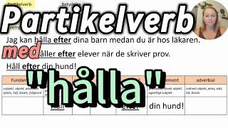 SFI D/SVA grund - Partikelverb med hålla