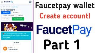 How To Create FaucetPay account in Mobile - Cryptocurrency Wallet Account 2021