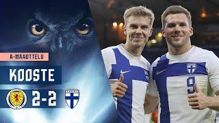 Huuhkajat Highlights (12 min.) | Skotlanti–Suomi 2–2 | A-maaottelu | 7.6.2024