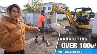 MASSIVE Concrete Driveway and Carport Renovation - OVER 100m2 Demo & Prep