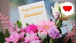 Happy Birthday, Christine!