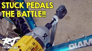 Removing Stuck Pedals. Fails And Success. It's WAR!!!