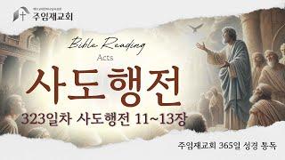 [Bible Reading 365일 성경 통독] 323일차(2024.11.18) 사도행전 11~13장