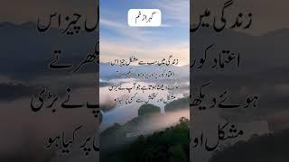 Bano Qudsia Quotes ~ گہرا زخم ~ Best Urdu Quotes #shorts #banoqudsiaquotes #besturduquotes #urdu #yt