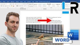 MS Word: Insert image in two column page  1 MINUTE